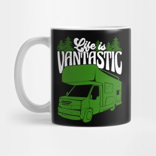 Life Is Vantastic Camper Van Owner Gift Mug